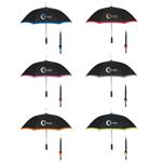 HH4036 46" Arc Edge Two-Tone Umbrella With Custom Imprint